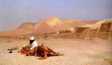 アラブ Painting - アラブとその馬 アラブ人 ジャン・レオン・ジェローム